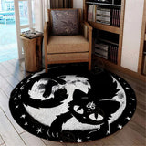 Satan Cat SED-0311 Round Carpet