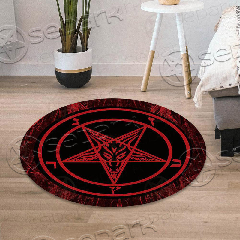 Sigil Of Baphomet SED-0312 Round Carpet