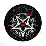 Satanic 5 Letters SED-0317 Round Carpet