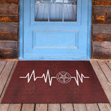 Satan Heart Beat SED-0319 Door Mat