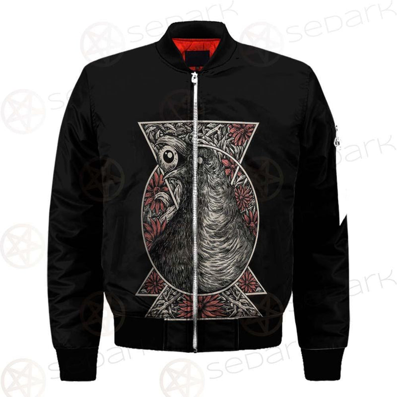 Gothic Black Crow Eye SED-0325 Jacket
