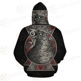 Gothic Black Crow Eye SED-0325 Hoodie & Zip-up Hoodie