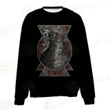 Gothic Black Crow Eye SED-0325 Unisex Sweatshirt