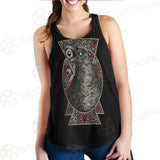 Gothic Black Crow Eye SED-0325 Women Tank Top