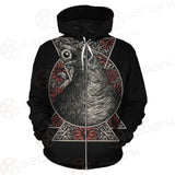 Gothic Black Crow Eye SED-0325 Hoodie & Zip-up Hoodie