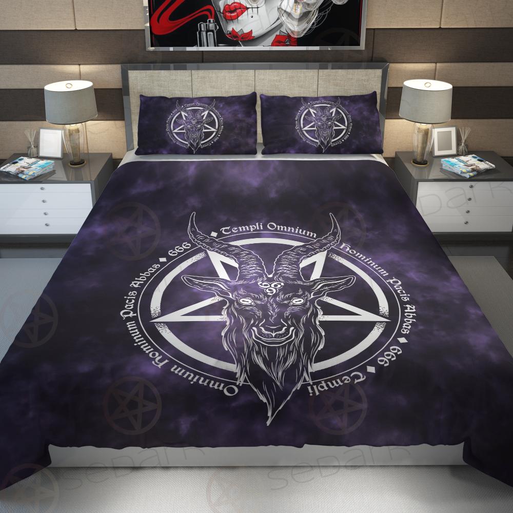 Satan Purple Background SED-0326 Bed set