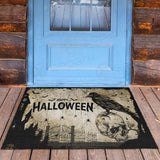 Satan Happy Halloween Door Mat