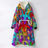 Satan Colorful SED-0334 Oversized Sherpa Blanket Hoodie