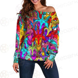 Satan Colorful SED-0334 Off Shoulder Sweaters