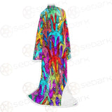 Satan Colorful SED-0334 Sleeved Blanket