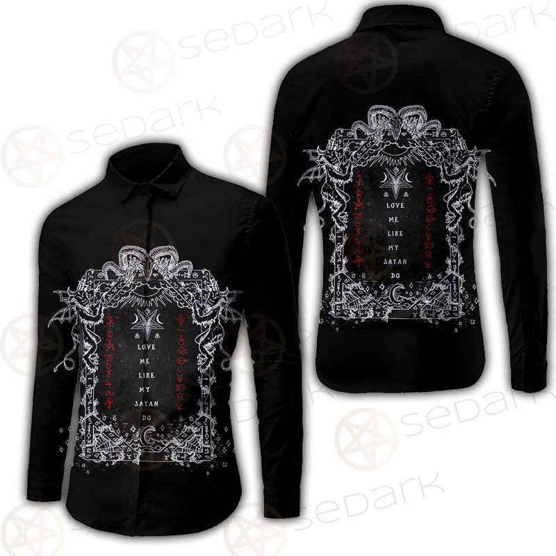 Love Me Like My Satan SED-0335 Shirt Allover