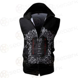 Love Me Like My Satan SED-0335 Zip Sleeveless Hoodie