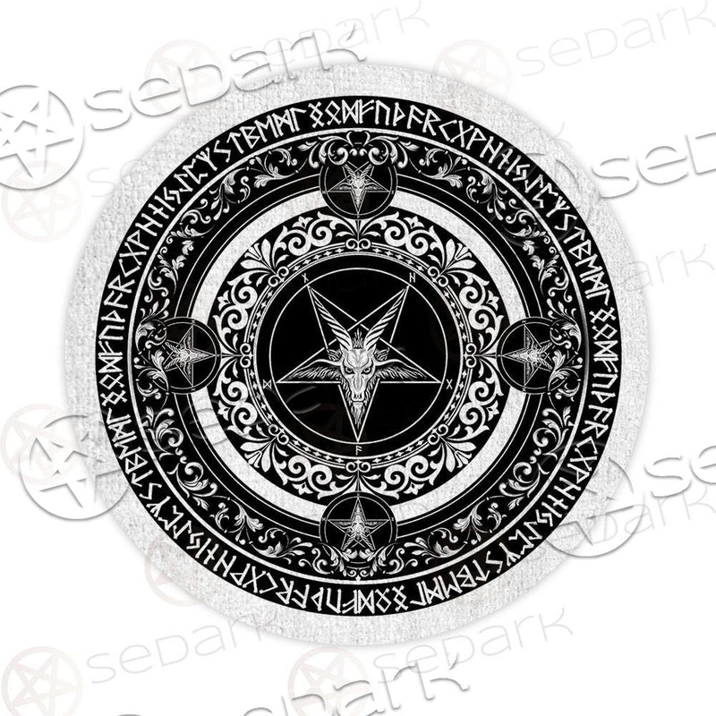 Sigil Of Baphomet SED-0338 Round Carpet