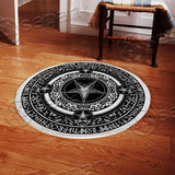 Sigil Of Baphomet SED-0338 Round Carpet