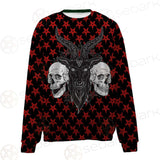 Baphomet Demon Goat Head And Human Skulls SED-0355 Unisex Sweatshirt