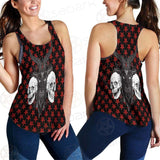 Baphomet Demon Goat Head And Human Skulls SED-0355 Women Tank Top