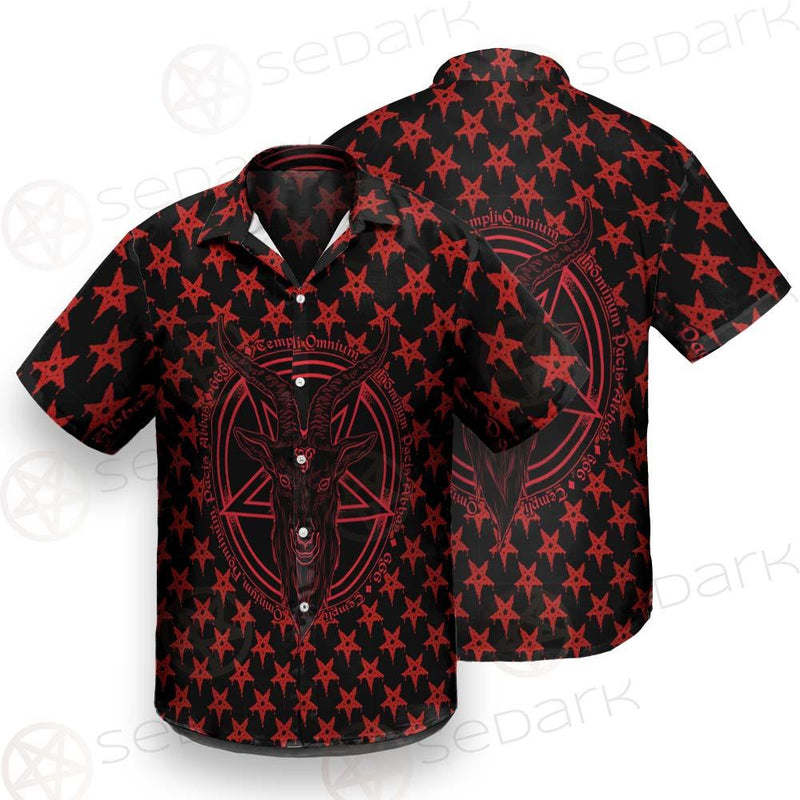 Baphomet Demon Goat Head SED-0356 Shirt Allover