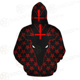 Baphomet Goat Headed Demon With The Red SED-0358 Hoodie & Zip Hoodie