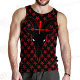 Baphomet Goat Headed Demon With The Red SED-0358 Men Tank-tops