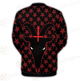 Baphomet Goat Headed Demon With The Red SED-0358 Button Jacket