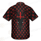 Baphomet Goat Headed Demon With The Red SED-0358 Shirt Allover