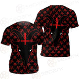 Baphomet Goat Headed Demon With The Red SED-0358 Unisex T-shirt