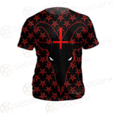 Baphomet Goat Headed Demon With The Red SED-0358 Unisex T-shirt