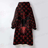 Baphomet Goat Headed Demon SED-0359 Oversized Sherpa Blanket Hoodie