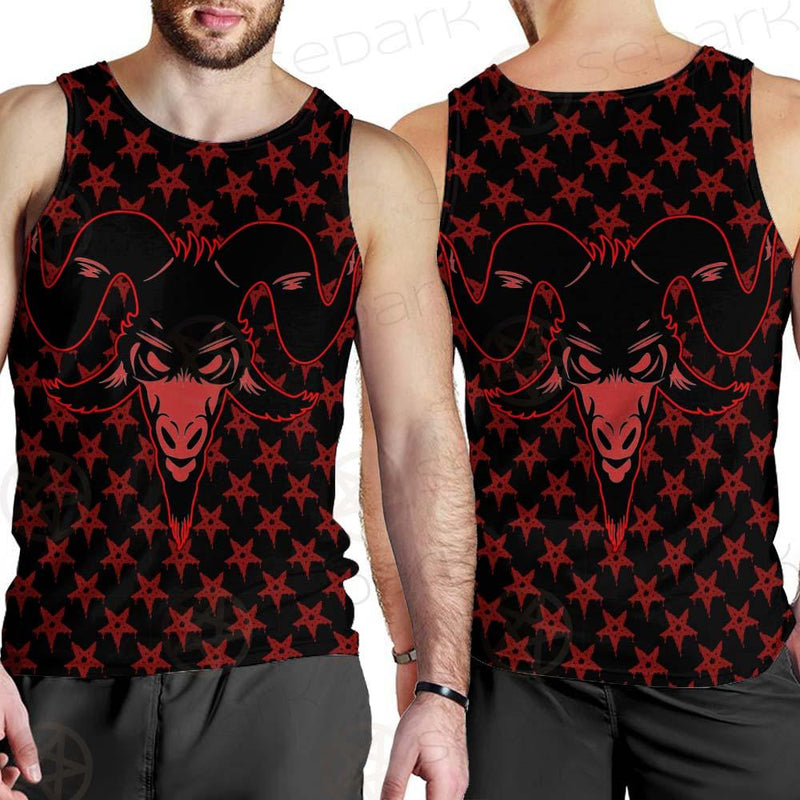 Baphomet Goat Headed Demon SED-0359 Men Tank-tops