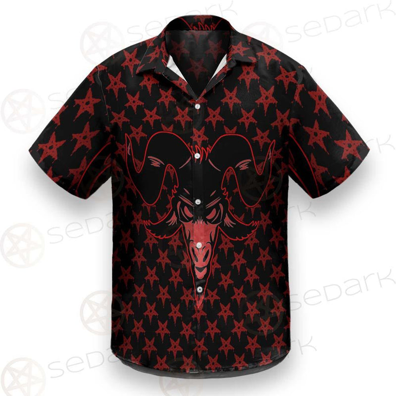 Baphomet Goat Headed Demon SED-0359 Shirt Allover