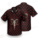 Monochrome Emblems With Goat Skull SED-0360 Shirt Allover