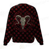 Monochrome Emblems With Goat Skull SED-0360 Unisex Sweatshirt
