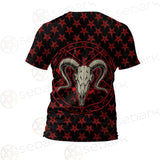 Monochrome Emblems With Goat Skull SED-0360 Unisex T-shirt