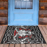 Devil Skull Demon Satanic SED-0361 Door Mat