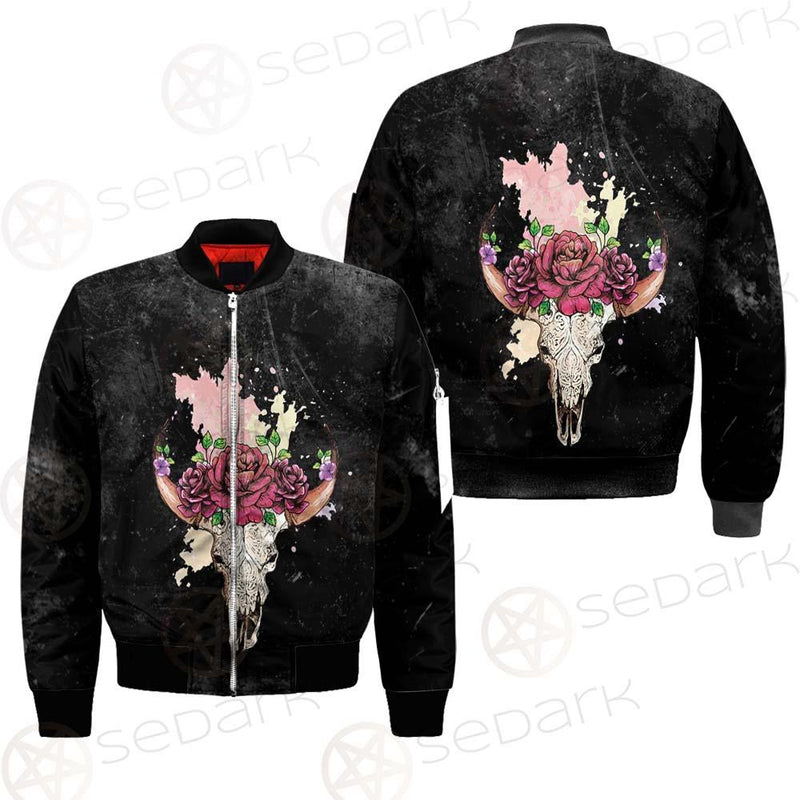 Satan Head Flowers SED-0374 Jacket