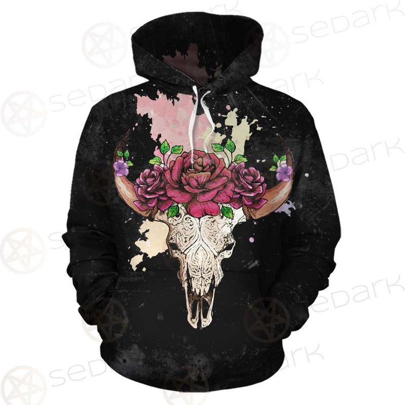 Satan Head Flowers SED-0374 Hoodie & Zip Hoodie