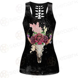 Satan Head Flowers SED-0374 Women Tank Top