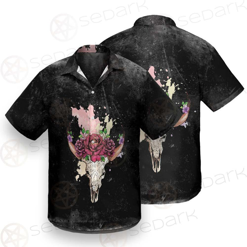 Satan Head Flowers SED-0374 Shirt Allover
