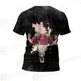 Satan Head Flowers SED-0374 Unisex T-shirt