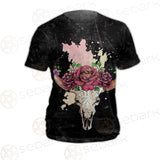 Satan Head Flowers SED-0374 Unisex T-shirt