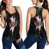 Satan Head Flowers SED-0374 Women Tank Top