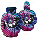 Gothic Cat Background Spill Color SED-0377 Hoodie & Zip Hoodie