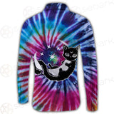Gothic Cat Background Spill Color SED-0377 Shirt Allover