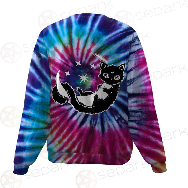 Gothic Cat Background Spill Color SED-0377 Unisex Sweatshirt