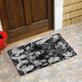 Symbol Satan 3 Heads SED-0397 Door Mat