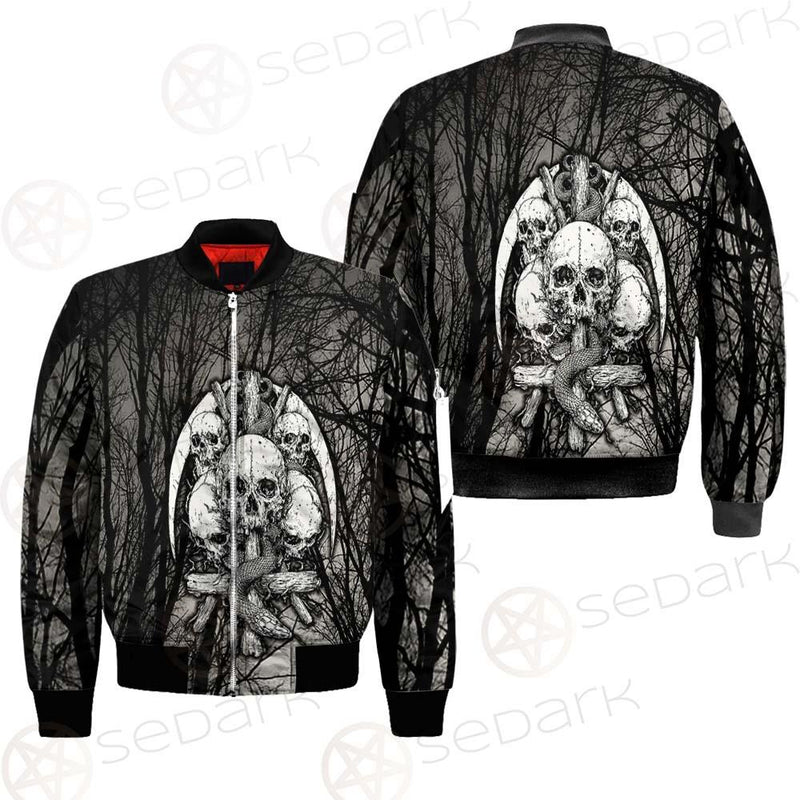 Satan Forest Black White SED-0398 Jacket