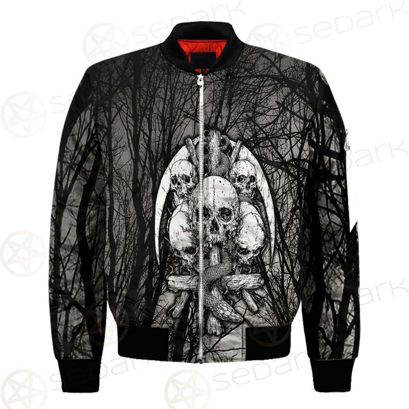 Satan Forest Black White SED-0398 Jacket