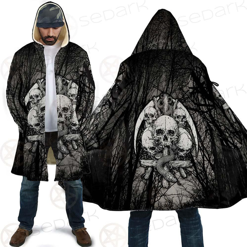 Satan Forest Black White SED-0398 Cloak