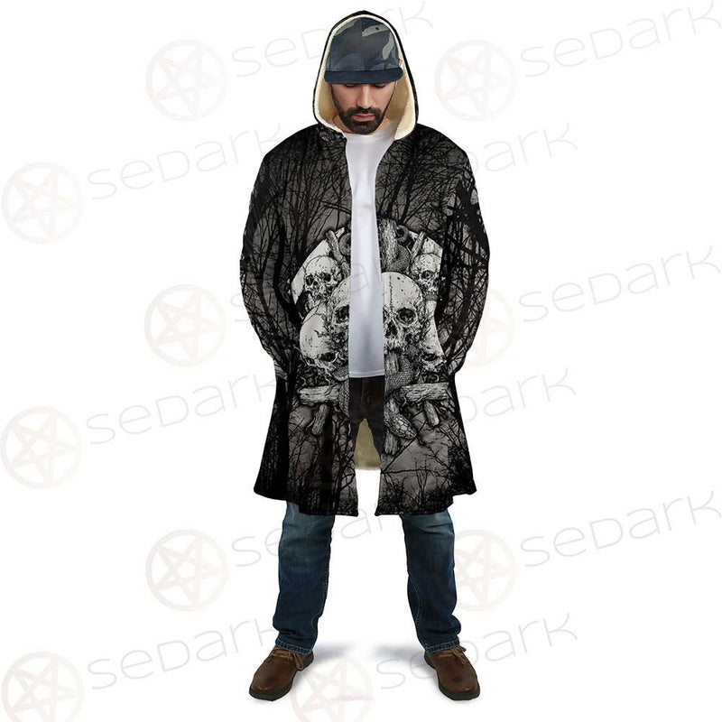 Satan Forest Black White SED-0398 Cloak