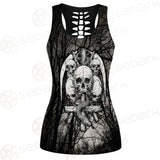 Satan Forest Black White SED-0398 Women Tank Top